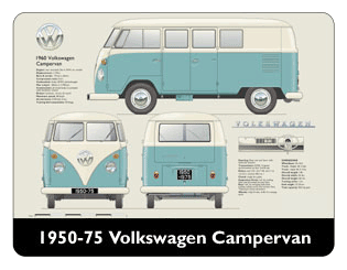 VW Campervan 1950-67 Mouse Mat